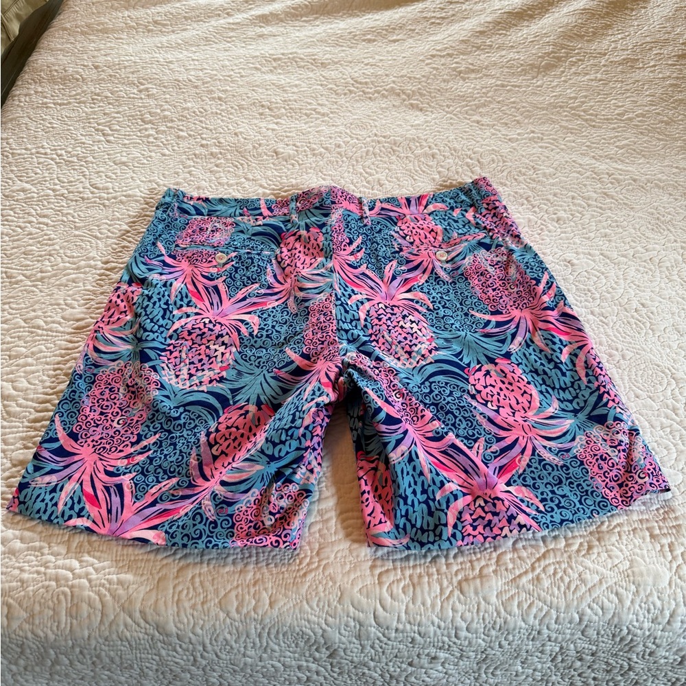 Lilly Pulitzer Pink and Blue Men Shorts
